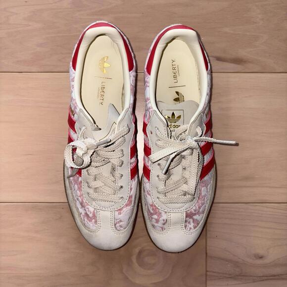 Adidas Samba OG Liberty London Womens Size 9.5 Lifestyle Sneakers Shoes - Picture 4 of 8